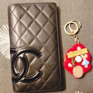 Chanel cambon wallet well loved.